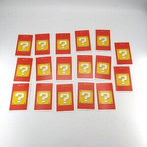 2010 Monopoly Nintendo Collectors Edition 16 Cards Replacement Block ? COMPLETE